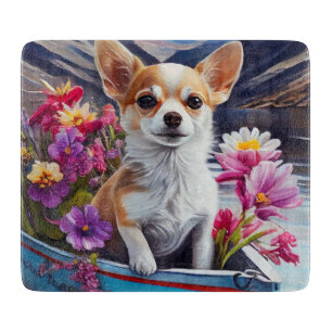 Chihuahua op een peddel: Een Schilderachtig avontu Snijplank