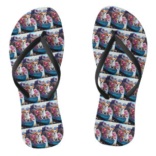 Chihuahua op een peddel: Een Schilderachtig avontu Teenslippers