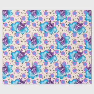 Chihuahua op een wolk cadeaupapier
