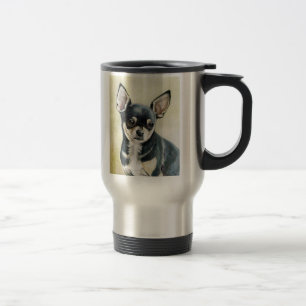 Chihuahua Original Dog Art Travel Mug Reisbeker