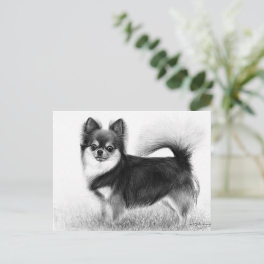 Chihuahua - Originele beeldende kunst Briefkaart (Staand voorkant)