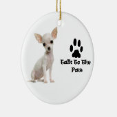 Chihuahua Ornaments Keramisch Ornament (Rechts)