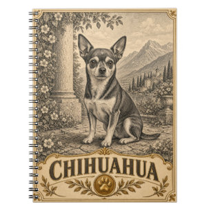 Chihuahua, oud erfgoed hond notitieboek