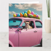 Chihuahua paaseieren kaart (Voorkant)