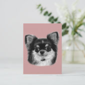 Chihuahua Painting Briefkaart (Staand voorkant)