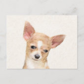 Chihuahua Painting - Cute Original Dog Art Briefkaart (Voorkant)