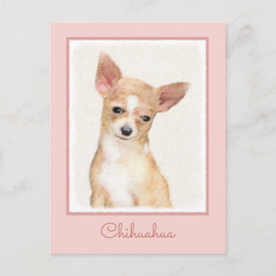 Chihuahua Painting - Cute Original Dog Art Briefkaart