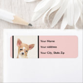 Chihuahua Painting - Cute Original Dog Art Etiket (Insitu)