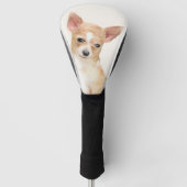 Chihuahua Painting - Cute Original Dog Art Golfheadcover (Voorkant)