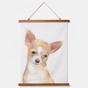 Chihuahua Painting - Cute Original Dog Art Hangend Wandkleed