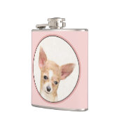 Chihuahua Painting - Cute Original Dog Art Heupfles (Links)