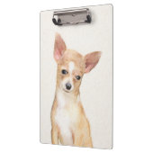 Chihuahua Painting - Cute Original Dog Art Klembord (Links)