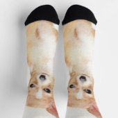 Chihuahua Painting - Cute Original Dog Art Sokken (Top)