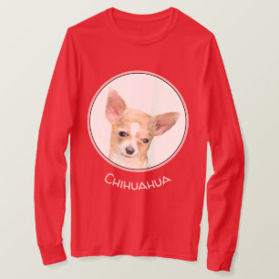 Chihuahua Painting - Cute Original Dog Art T-shirt