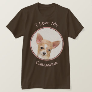 Chihuahua Painting - Cute Original Dog Art T-shirt