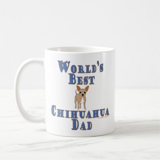 Chihuahua Pap - 's Werelds Beste Koffiemok (Links)