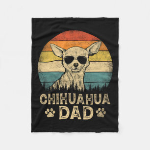 Chihuahua Papa Hondenliefhebbers Father#39; s Dag Fleece Deken