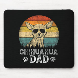 Chihuahua Papa Hondenliefhebbers Vaderdag T-shirt Muismat