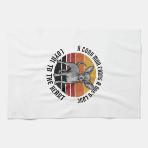 Chihuahua Papa T-shirt Vintage Gravure Hond Liefhe Theedoek