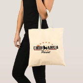 Chihuahua Parent W/Paws Canvas tas (Voorkant (product))