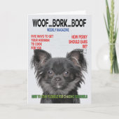 Chihuahua Parody Magazine Hoesje Card Kaart (Voorkant)