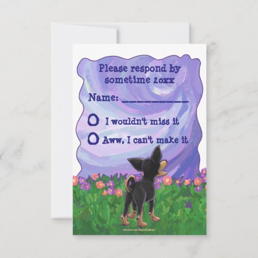 Chihuahua Party Center RSVP (Achterkant)