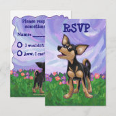 Chihuahua Party Center RSVP (Voorkant / Achterkant)
