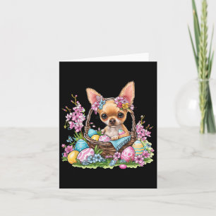 Chihuahua Pasen Chihuahua Bunny Ears Graphic Kaart