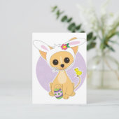 Chihuahua Pasen Feestdagenkaart (Staand voorkant)