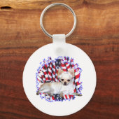 Chihuahua Patriot Sleutelhanger (Voorkant)