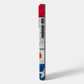 Chihuahua Patriottisch Fruit USA Lang Haar Chihuah Case-Mate iPhone Case (Achterkant / Links)