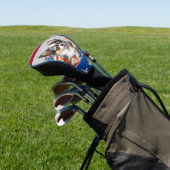 Chihuahua Patriottisch Fruit USA Lang Haar Chihuah Golfheadcover (Insitu)