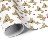 Chihuahua patroon cadeaupapier (Rol Hoek)