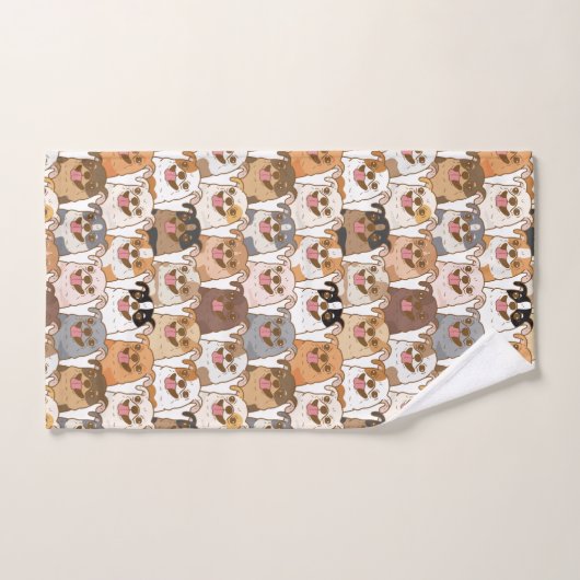 Chihuahua Pattern Bad Handdoek (Handdoek)