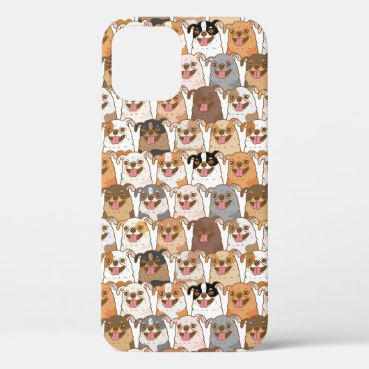 Chihuahua Pattern Case-Mate iPhone Case (Achterkant)