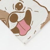 Chihuahua Pattern Fleece Deken (Hoek)