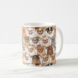 Chihuahua Pattern Koffiemok