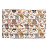 Chihuahua Pattern Kussensloop (Achterkant)