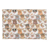 Chihuahua Pattern Kussensloop (Voorkant)