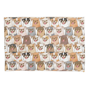 Chihuahua Pattern Kussensloop
