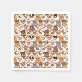 Chihuahua Pattern Servet (Voorkant)