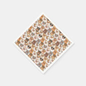 Chihuahua Pattern Servet (Hoek)