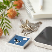 Chihuahua Paw Prints Sleutelhanger (Zijkant)