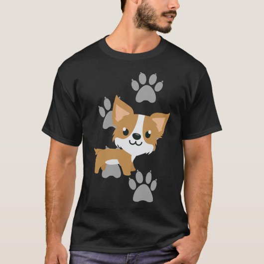 Chihuahua Paw T-shirt (Voorkant)