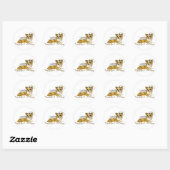 Chihuahua perfecte engel ronde sticker (Vel)