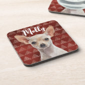 Chihuahua Personalized Beverage Coaster Bier Onderzetter (Linkerzijde)