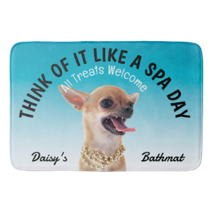 Chihuahua Personalized Hondenliefhebber Bath Mat