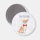Chihuahua Personalized Magnet (Voorkant / Achterkant)