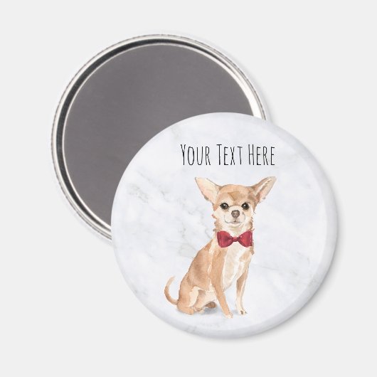 Chihuahua Personalized Magnet (Voorkant / Achterkant)