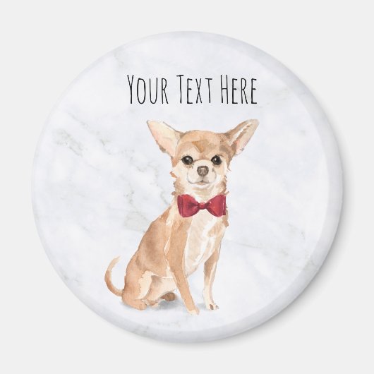 Chihuahua Personalized Magnet (Voorkant)